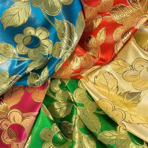 metallic brocade fabric sale|brocade fabrics by the yard.